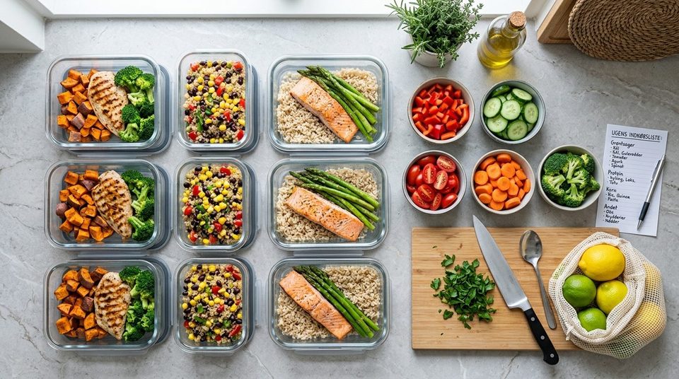 Illustrationsfoto til guiden: Indkøbsliste til meal prep: køb ind til hele ugen på én gang